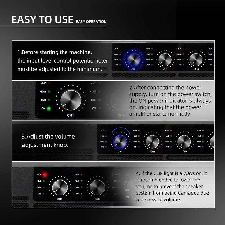 パワフル！！ BLAST（ブラスト）520W 4chアンプ！！ 新・オーディオ