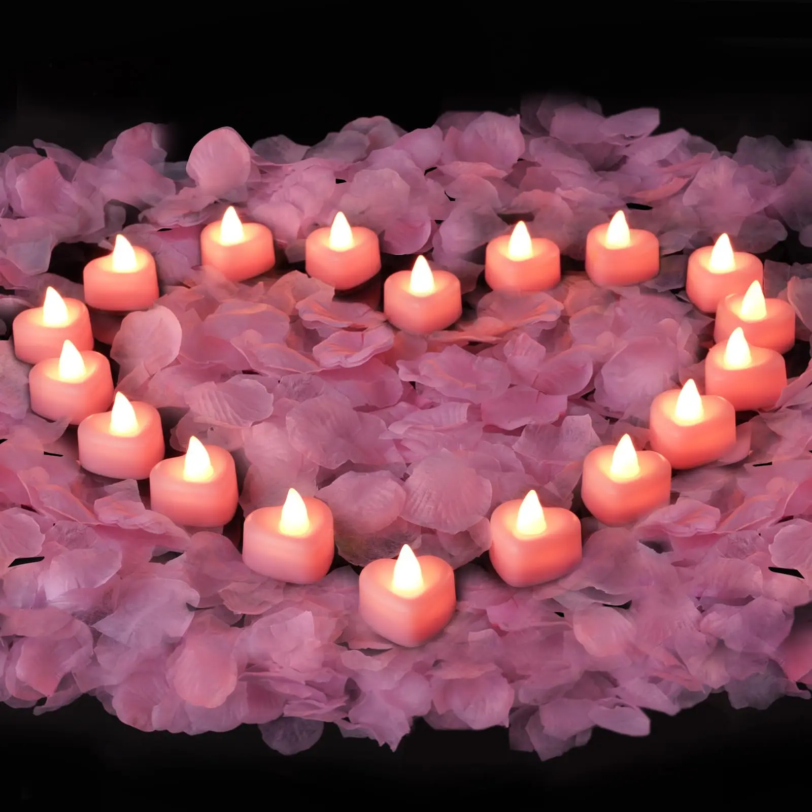 Set 9 Candele A Forma Di Cuore – Multicolore, 3 Ore Di Durata, Per San Valentino, Matrimoni E Anniversari