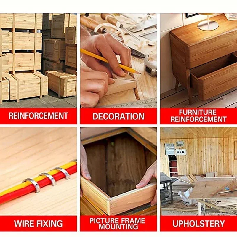 U/T/D  type 3 In 1 Multitool Nail Staple Gun Furniture Stapler Tools For Furniture Wood Door Upholstery Framing Rivet Tool 4
