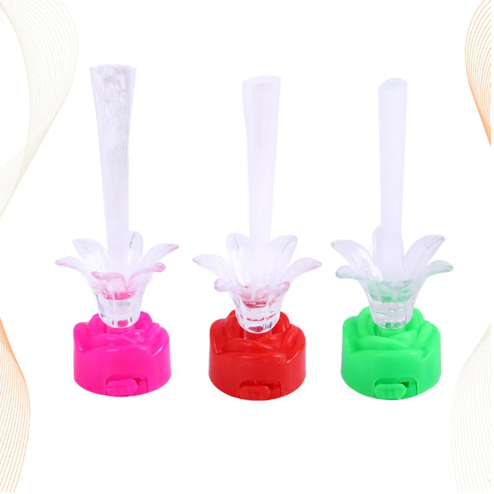 10Pcs Gypsophila 광섬유 조명 LED 야간 램프 색상 변경 교실 파티 분위기 로맨틱 선물