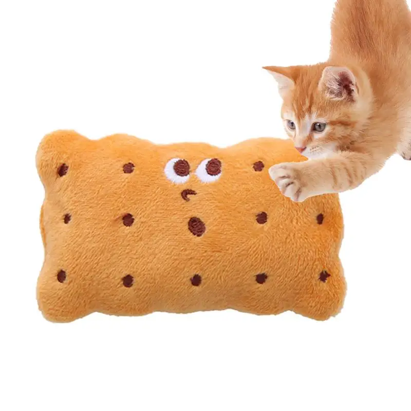 

Игрушки в виде кошачьей мяты для домашних кошек, плюшевая игрушка для кошек, игрушки, мягкие и прочные интерактивные кошачьи игрушки-мерцающие для упражнений в помещении для котят
