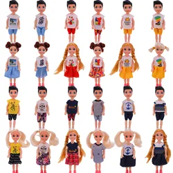 Deluxe Fashion Doll Clothing Set - Stylish Outfits and Accessories - No doll (Random 4Pcs)