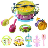 Children Hand Drumming Plastic Early Education Puzzle Musical Instrument Toys Parent-child Interaction Sound Cognition TMZ 1