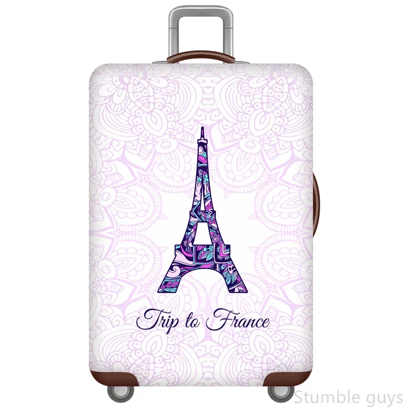 보호용 탄성 세탁 가능 수하물 커버 방진 내구성 있는 여행 가방 보호대 필수품 18-32인치 수하물에 적합