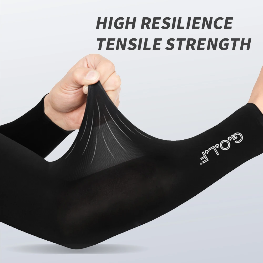 1 pair Golf Sleeves sun uv protection spf 50 full arm sports sleeve drive jogging Basketball Football Tennis baseball 3