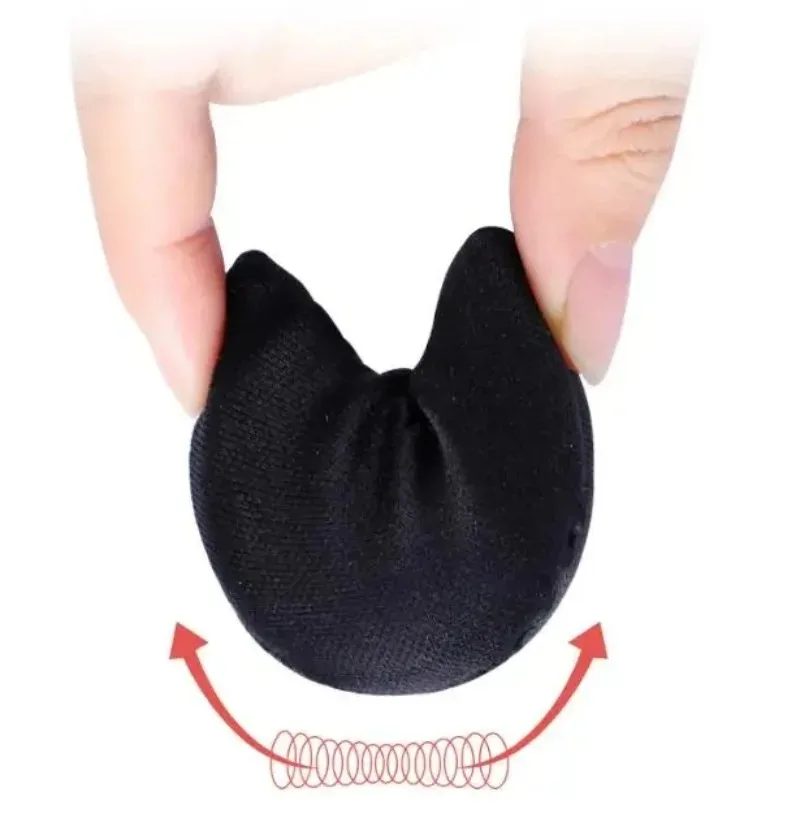 Women's Antiwear Sponge Forefoot Insert High Heel Toe Plug Filler Pain Relief Insoles Adjustable Reduce Shoe Size Cushion Pads