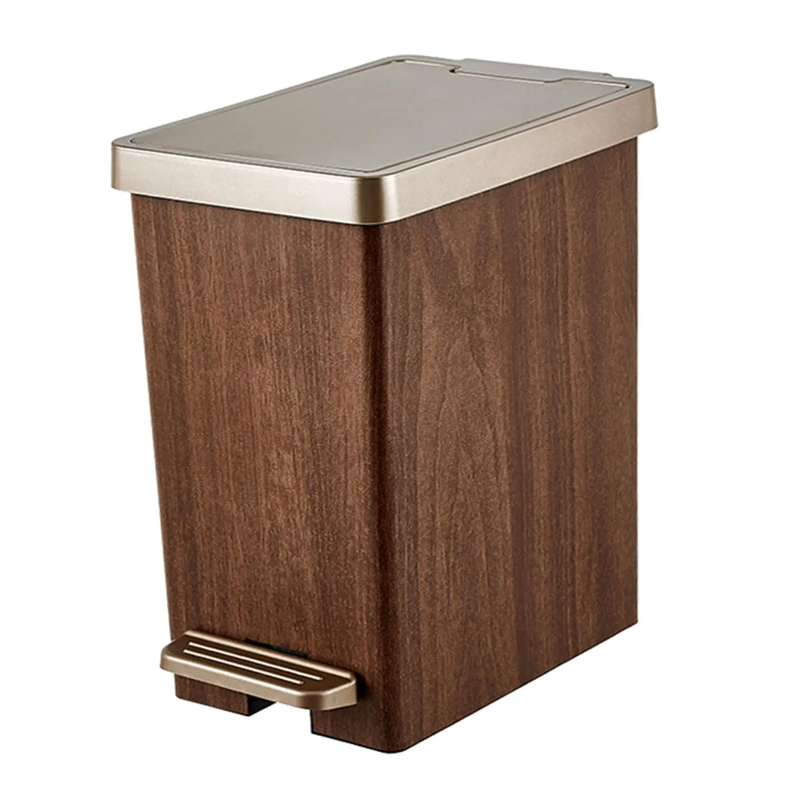Trash Can Waste Basket Stable Rustic with Inner Bucket Rubbish Container Garbage Bin for Park Garden Restaurant Bedroom Home Trash Can Waste Basket Stable Rustic with Inner Bucket Rubbish Container Garbage Bin for Park Garden Restaurant Bedroom Home