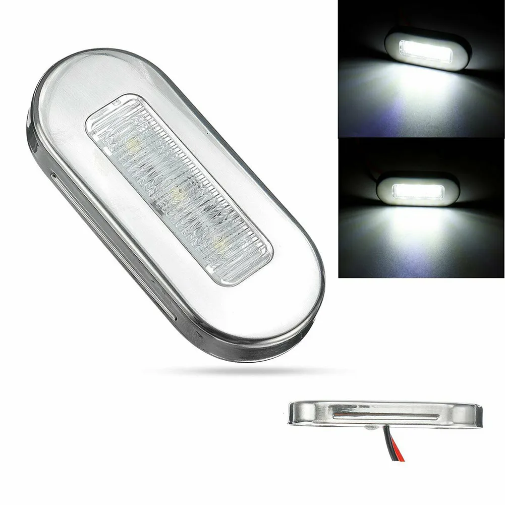 2ks LED loď záď 3 LED lehký taillight hon kabina paluba transom courtesy lampa 12V hon lodní příslušenství courtesy světel