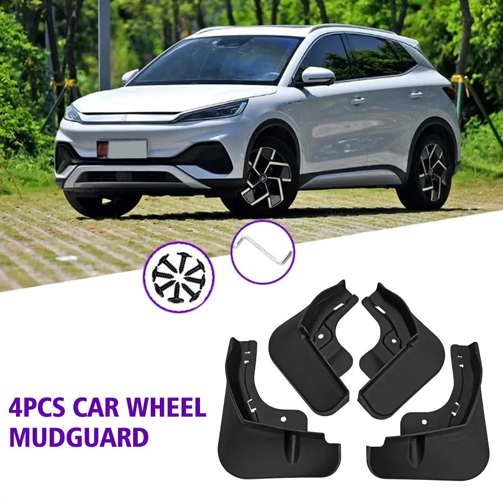 

Car Fenderfor Yuan Plus Atto 3 EV 2022-2023 Auto Mud Front Rear Flap Guard Anti-dirty Car Splash Accessories Wheel Flaps K1T2