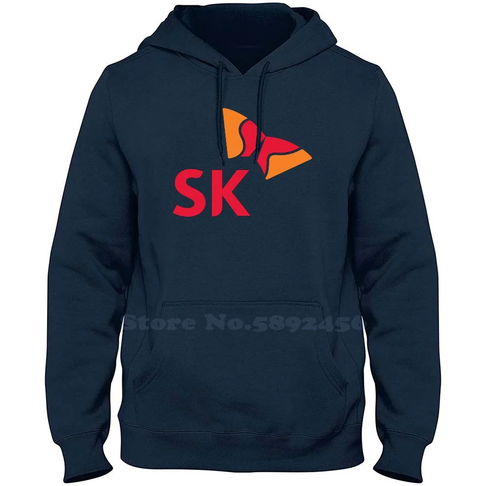 

SK Group Logo Fashion Sweatshirt Hoodie Top Quality Graphic 100% Cotton Hoodies