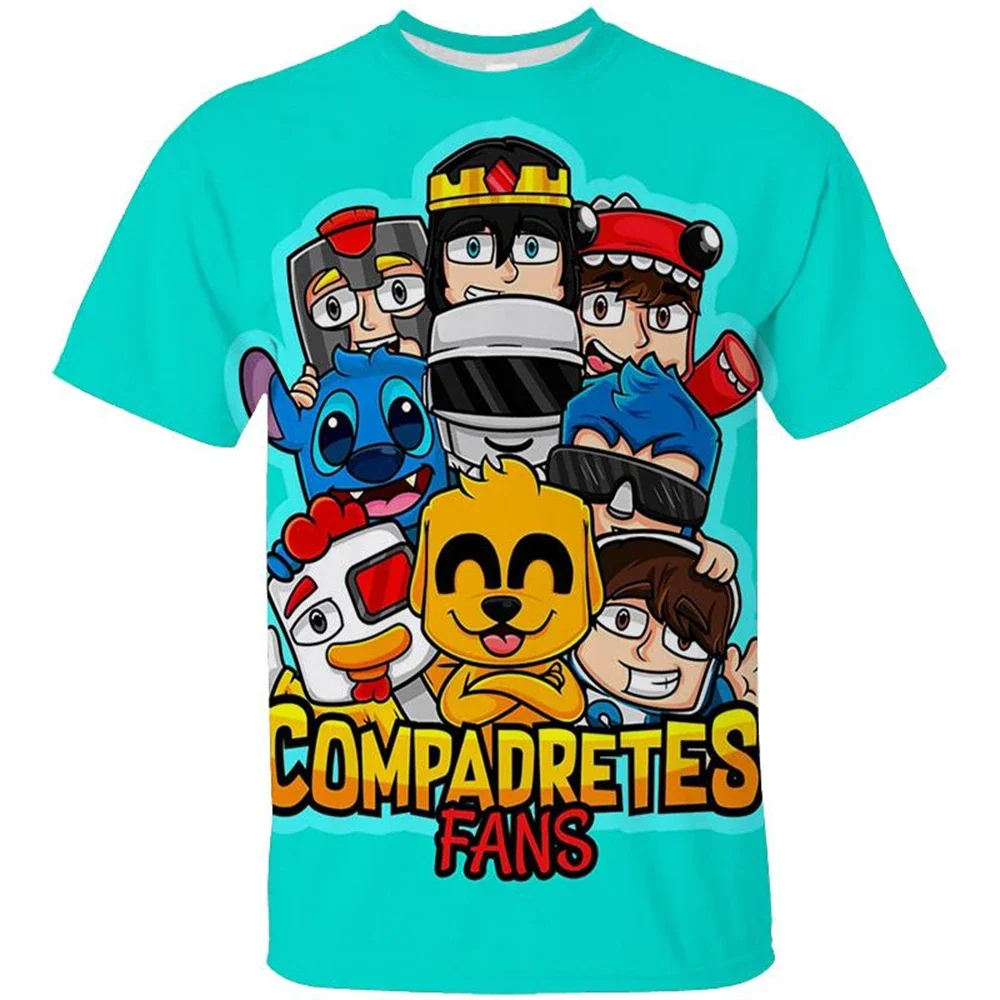 Mike Remera De Los Compas Mikecrack Dibujos Animados 3D Impreso