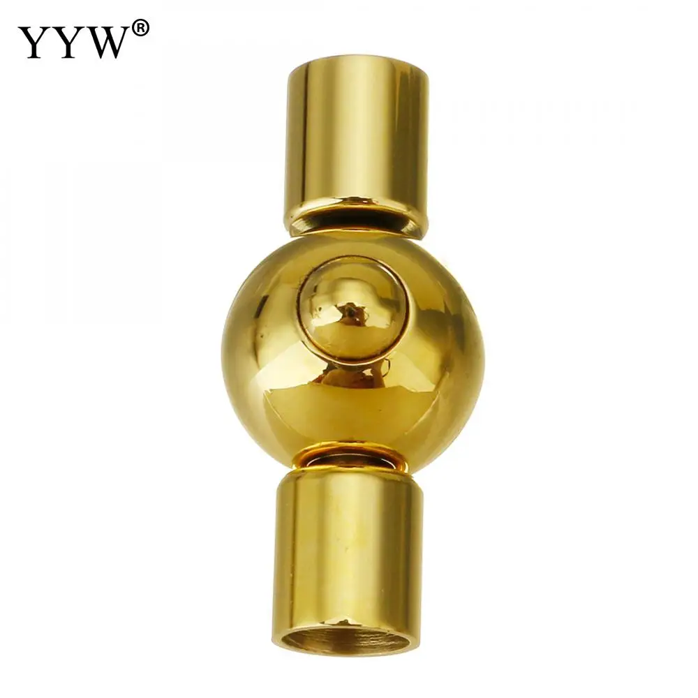 5pcs Round Strong Magnetic Clasps Magnet End Clasp Connectors For Jewelry Making Diy Bracelet Necklace Finding Accessories