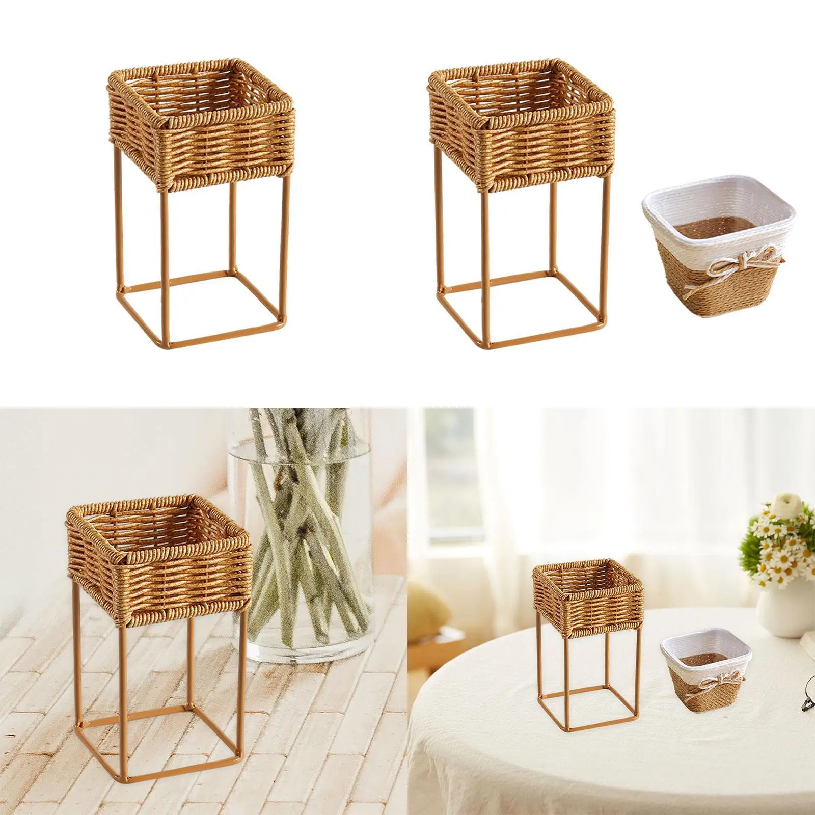 Plant Stand Potted Stand Home Decor Heavy Duty Shelf Planter Holder for Outdoor Plants Flowerbed Bedroom Living Room Patio
