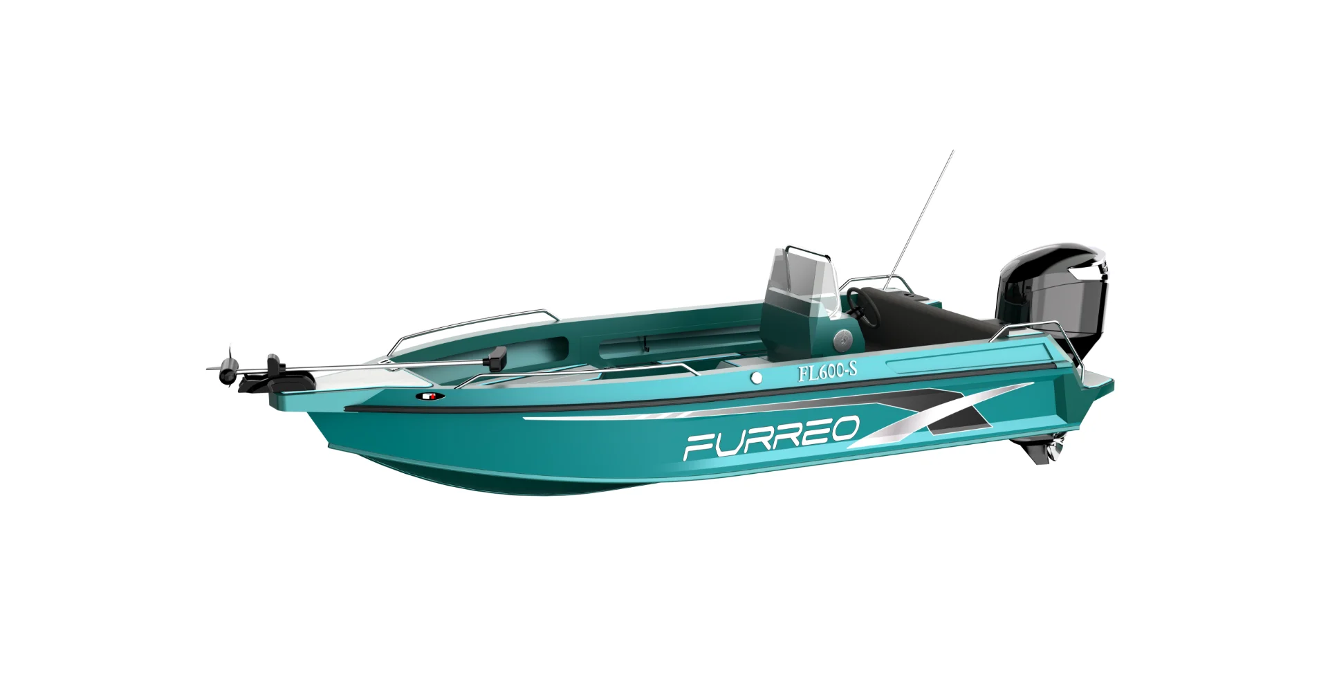 Aluminum Fishing Vessel &ndash; Heavy-Duty 150HP Compatibility, Anti-Corrosion Hull, Ideal for Anglers & Water Sports