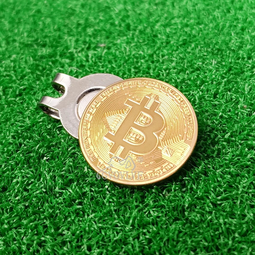 Golf Ball Mark 6pcs Golf Ball Marker Toy Gold Coin Markers Golf Hat Clip