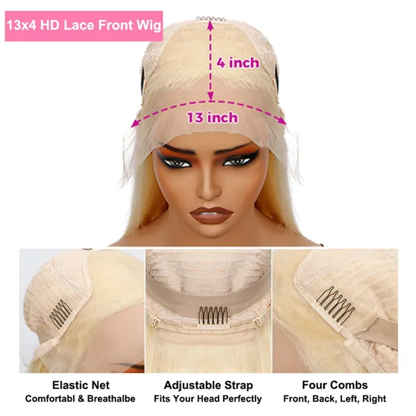 Рисунок 6 - 220% 613 парик блонд на сетке спереди