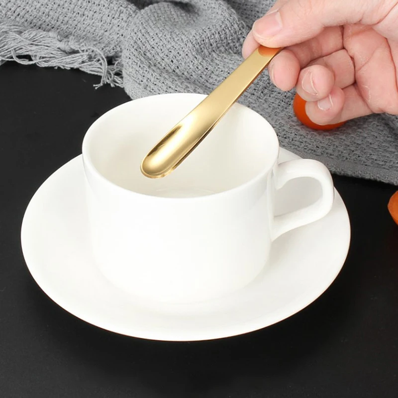 

1 Pc Stainless Steel Flat Fork Creative Cutlery Dessert Spoon Multifunctional Dual Purpose Cake Forks