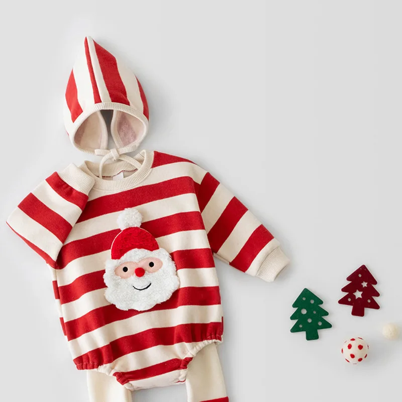 Christmas Baby Bodysuit Santa Claus Infant Jumper
