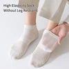 8 Pairs of Men's Cotton Summer Solid Color Simple Mesh Breathable Fashion Casual College Style Spring and Autumn Short Socks 3