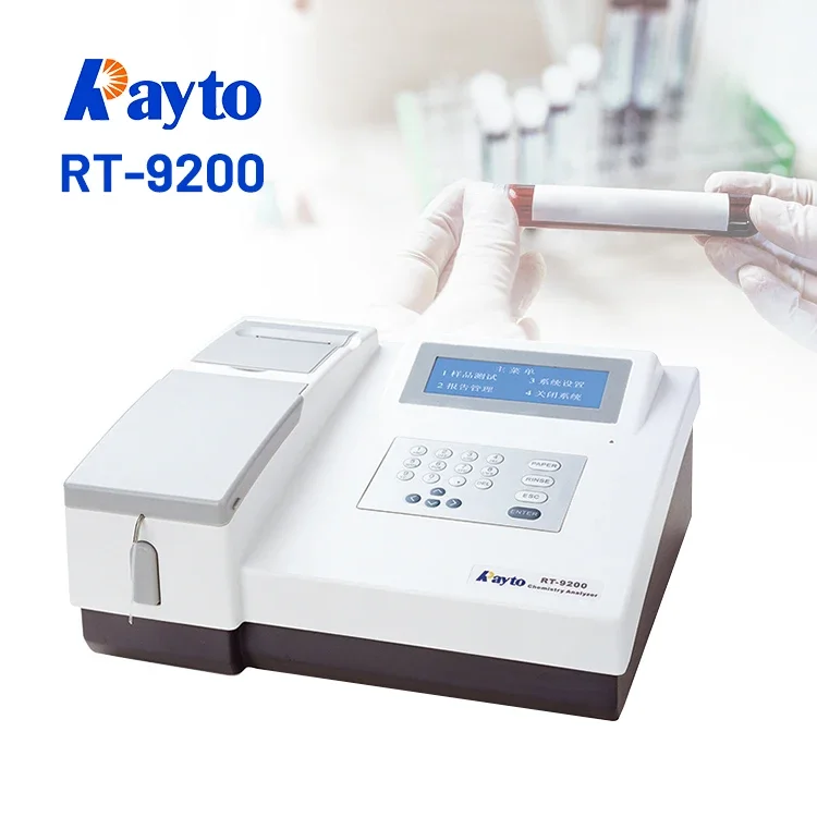 

Ready To Ship Clinical Lab Bio Chemistry Analyzer Rayto Rt-9200 Semi-Auto Blood Chemistry Analyzer