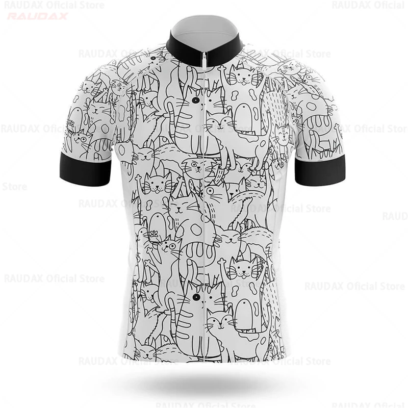 2023 Cycling Jersey Men  CAT Bike Top MTB Bicycle Shirt Mountain Road Riding Clothing Short Sleeve Summer 3