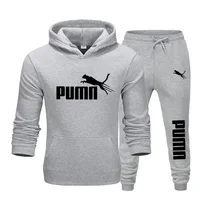 Nouveaux ensembles de vêtements de sport décontractés pour hommes, sweat-shirts à capuche et pantalons décontractés pour l'automne et l'hiver, jogging de plein air, mode sportive décontractée 2