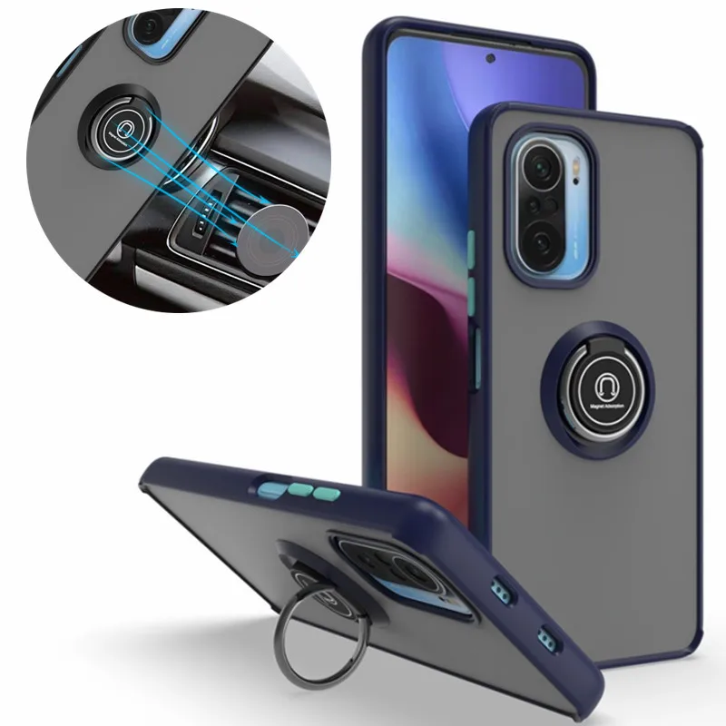 

Чехол для xiaomi 11i 5g, матовый армированный автомобильный магнитный держатель, чехлы для телефонов xiomi xiami xaomi mi 11i 11 i mi11i 5g, прозрачная задняя крышка