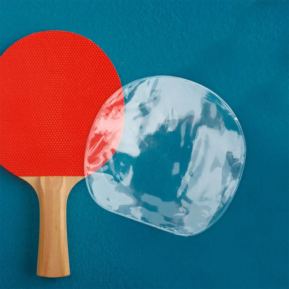 15Pcs 탁구 패들 보호 필름 라켓 고무용 강력한 접착성 투명 교체 커버 오래 지속되는 매일 사용 가능