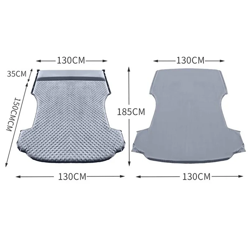Inflatable Air Bed Inflatable Air Mattress Outdoor Camping Air Cushion Bed Suede Fabric Car Travel Bed For Tesla Model Y