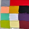 Custom Plain Chiffon Hijab, Breathable Inner Bonnet Headscarf, Shawl Underscarf, Geometric Pattern, Summer Daily, 1.8x0.7M, New