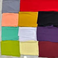 Custom Plain Chiffon Hijab, Breathable Inner Bonnet Headscarf, Shawl Underscarf, Geometric Pattern, Summer Daily, 1.8x0.7M, New