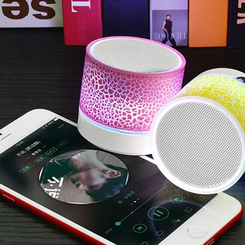 Description Picture 5 of itemBluetooth Mini Speaker Wireless Speaker Colorful LED TF Card USB Subwoofer Portable MP3 Music Sound Column For PC Phone
