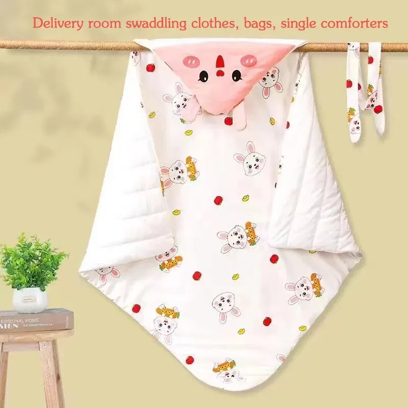 Hold Cotton Bag and Summer Thin Delivery Room Pack Single Wrap Anti-shock Swaddling Blanket