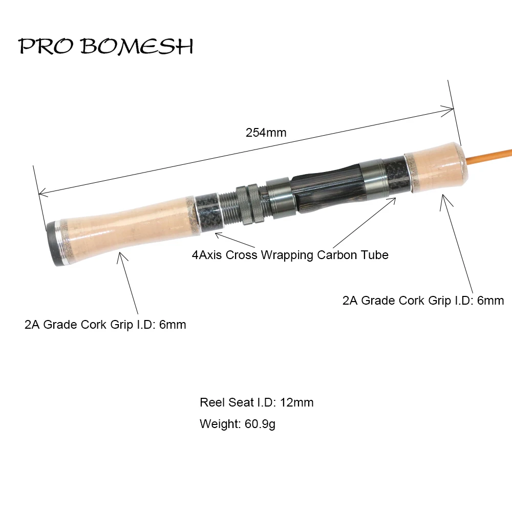 Pro Bomesh 4pcs/pack 60mm 8g Inner Diam 12mm Eva Fight Butt Cap Rubberized  Cork Diy Fishing Rod Building Component Repair Pole - Fishing Rods -  AliExpress