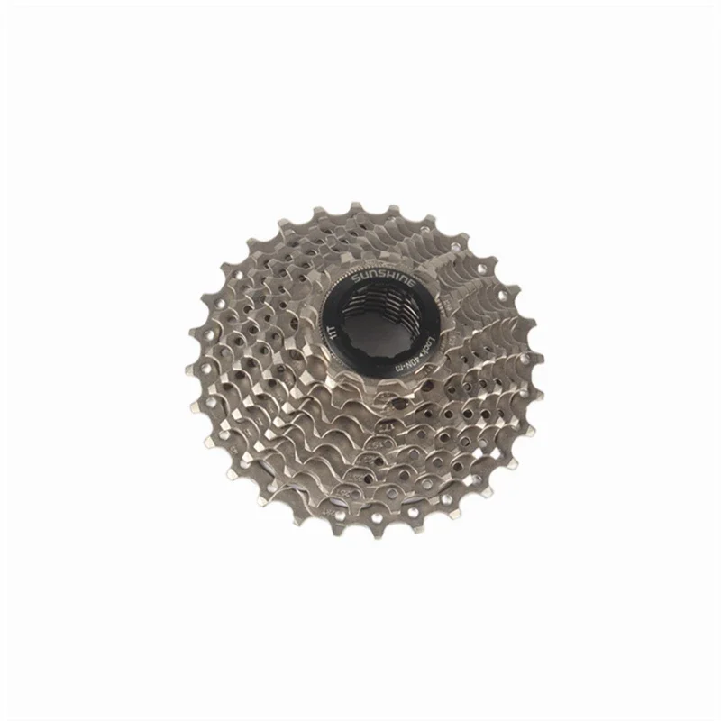 Sunshine Road Bicycle 10 Speed Silver Cassette Pignone 11-28T Steel Freewheel Eieio Bike Parts