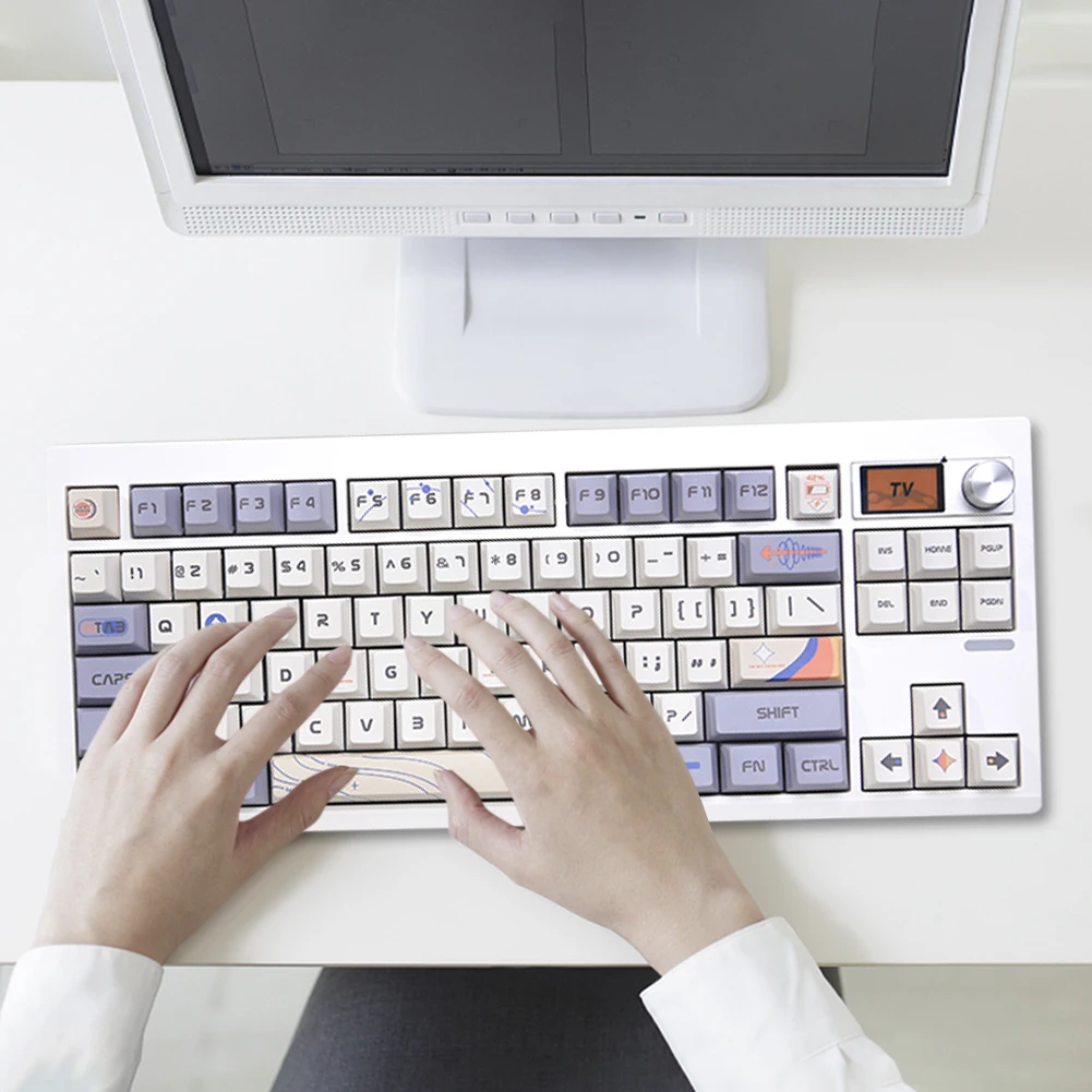 GMK87 기계식 키보드 키트, PC 노트북용, 87 키, 무선 키보드 핫스왑, 블루투스 호환, 2.4Ghz, C타입