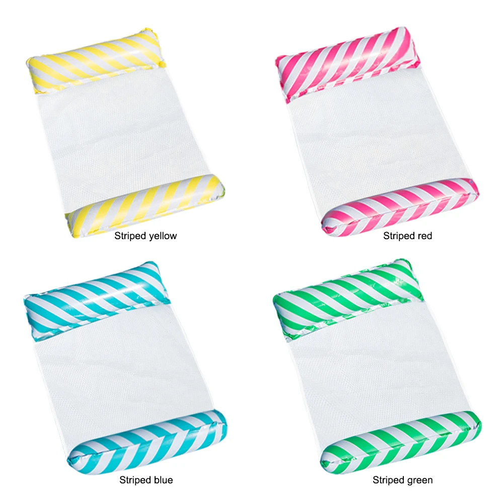 Water Hammock Recliner Inflatable Floating Swimming Mattress Sea Swimming Ring Pool Party Lounger Chair For Swimming