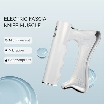 Electric Fascia Scraper Micro Current Compression Muscle 10500RPM Vibration Relaxation Massager Body Shaping Massage Knife