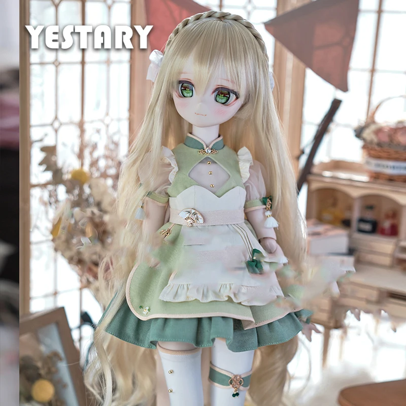 

YESTARY 2023 New BJD Doll Wigs 1/3 1/4 1/6 Doll Accessories Tress For Doll High Temperature Silk Extra Long Wig Braids Wigs Girl