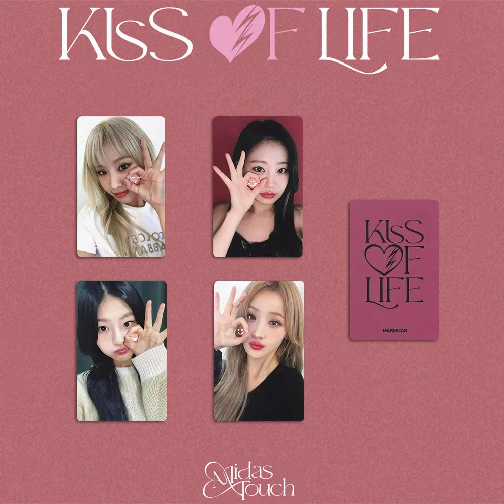 kiss of life ベル　lipshipskiss トレカ　セット 4/16Pcs/Set KPOP KISS OF LIFE Midas Touch Album Photocards JULIE