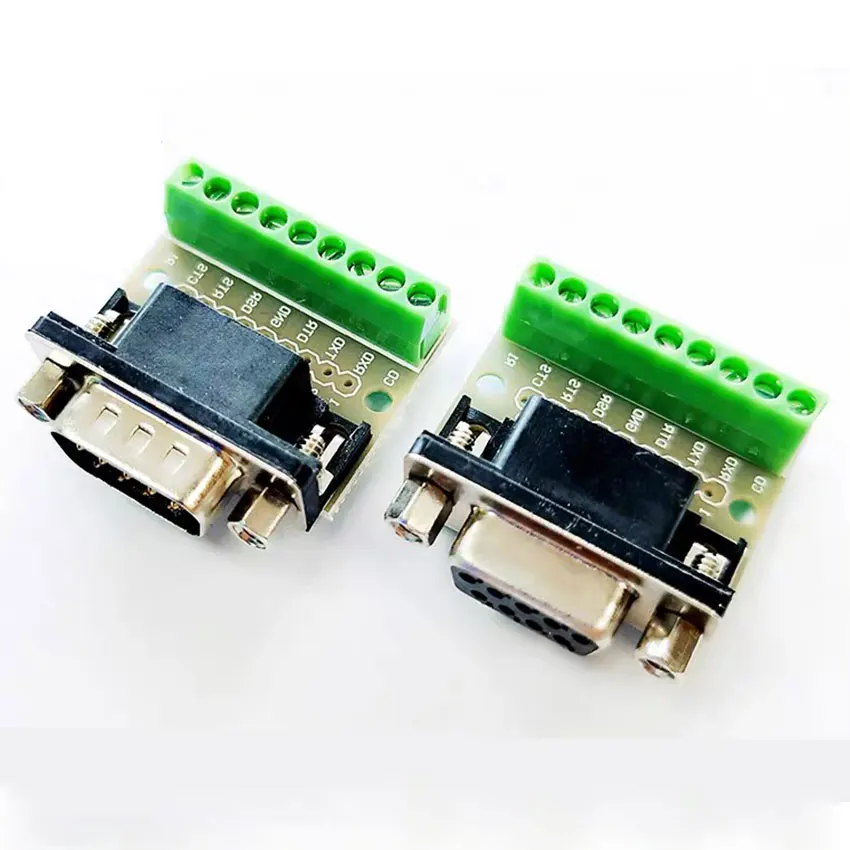 DB9 Male and Female Connector 9-Pin 9 RS232 RS485 Conversion Board 6