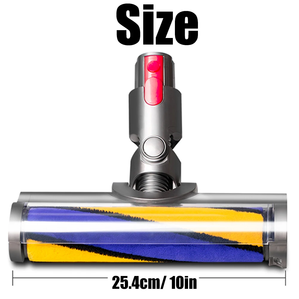 Vacuum Cleaner Nozzle For Dyson V7 V8 V10 V11 V15 Floor Nozzle Brush Head with LED Illuminates Hidden Dust Good for Hard Floors