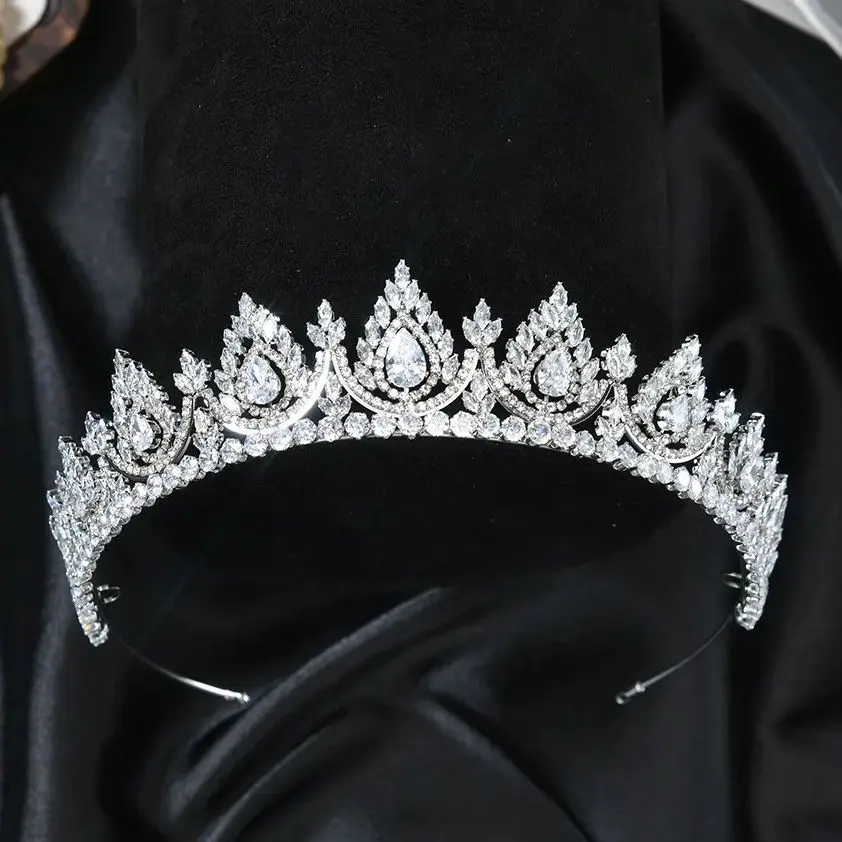 Diademi Con Cristalli Mezchi - 6 Corone Da Principessa Per Feste E Matrimoni 458419