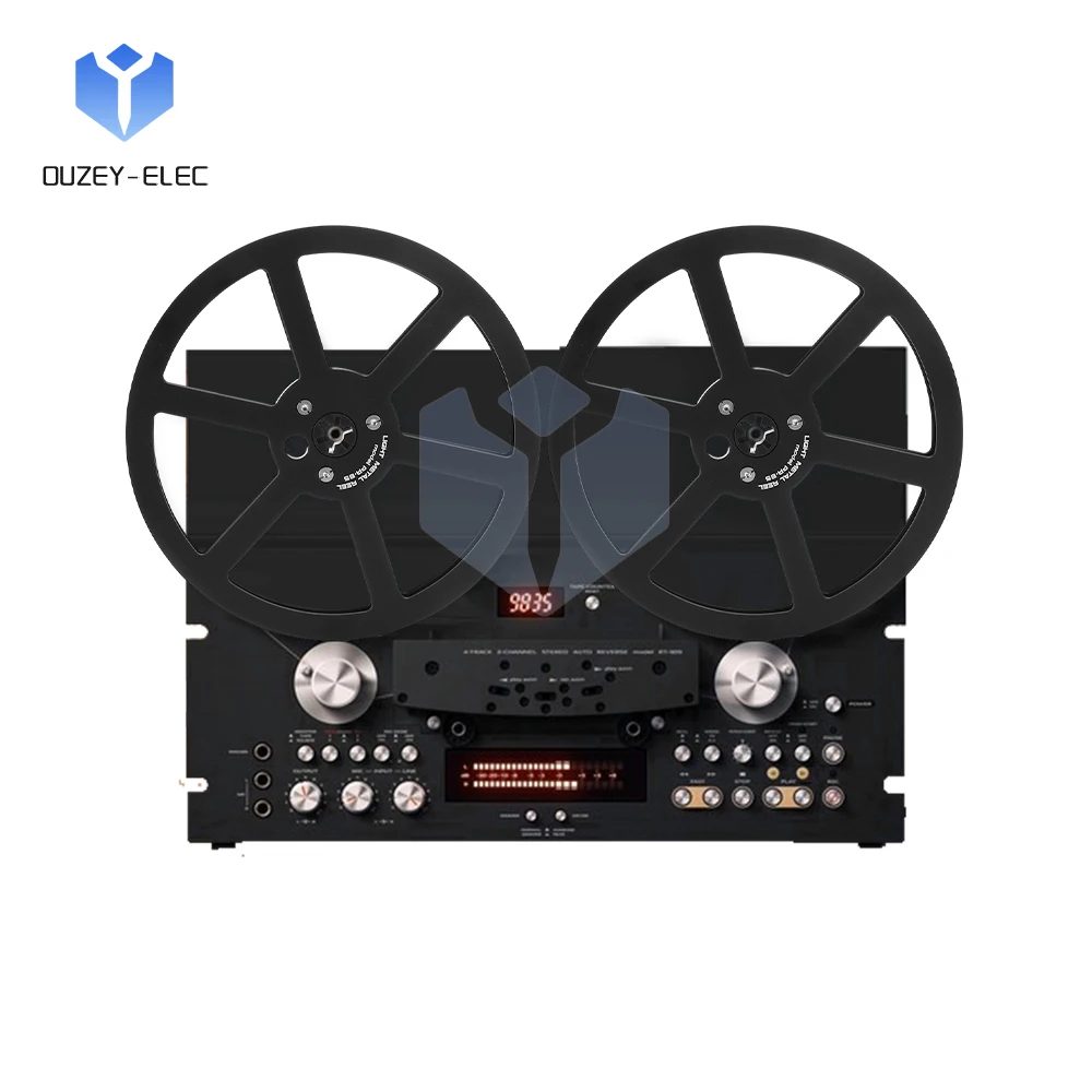 Reel to Reel Recorder Accessory 7 In Takeup Empty Aluminum Alloy Take Up to Tape Tray Tape Width 1/4 In