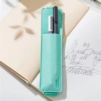 Étui à stylos en cuir PU avec boucle élastique, étui à stylos pour livre, carnet, mode, école, pour réunion de bureau, facile à transporter, papeterie pour étudiants 2