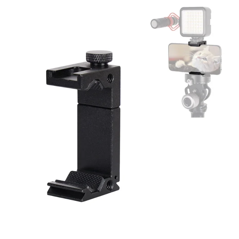 

Metal Extendable Phone Holder For Iphone Huawei Xiaomi Tripod Selfie Stick Flash Bracket Light Stand Microphone Ring Lamp DSLRs