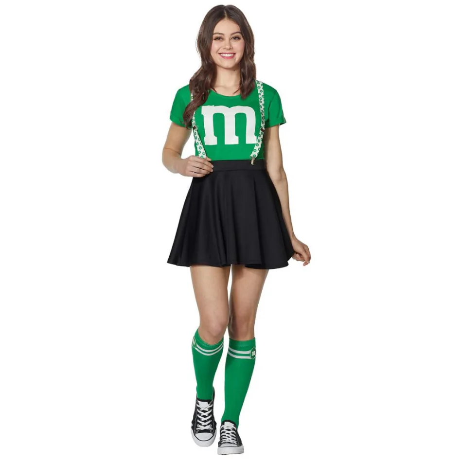 S-L Girl Group Student Cheerleading Costume M Word Bodybuilding La Exercise Dance Suit Cheerleading Uniform