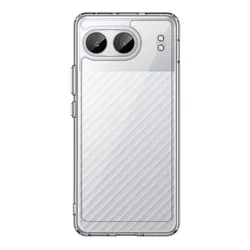 Enhanced Protective Phone Case with Acrylic Back and TPU Bumper for Oneplus Nord 4 (Clear)