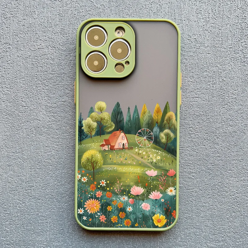Wildflower Field Collective Farm Phone Case - Vibrant Floral Design Back Cover