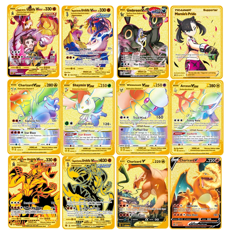 Pokemon English Lugia Vstar Charizard Umbreon Glaceon Relief Effect Toys  Hobbies Hobby Collectibles Game Collection Anime Cards - Game Collection  Cards - AliExpress